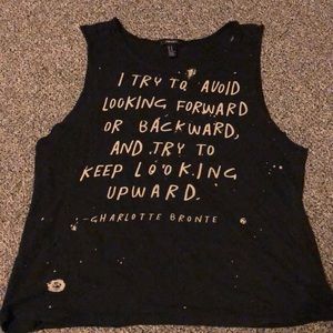 Forever 21 quote tank top
